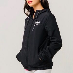 Vans Black Off the Wall Hooded Windbreaker